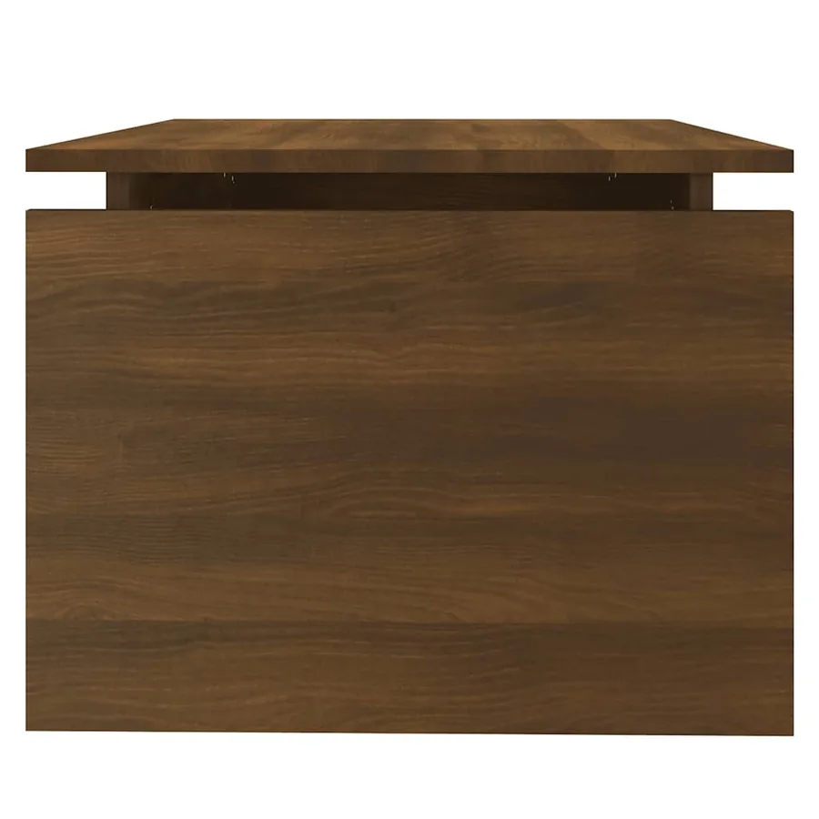 Table basse Chêne marron 68x50x38 cm Bois d'ingénierie - 5