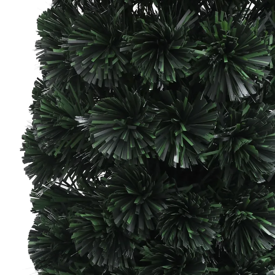 Arbre de Noël artificiel mince et support 120 cm fibre optique - 5