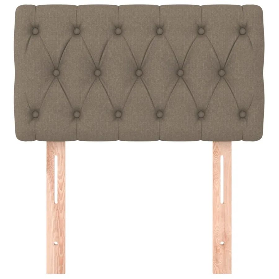 Tête de lit Taupe 80x7x78/88 cm Tissu - 3