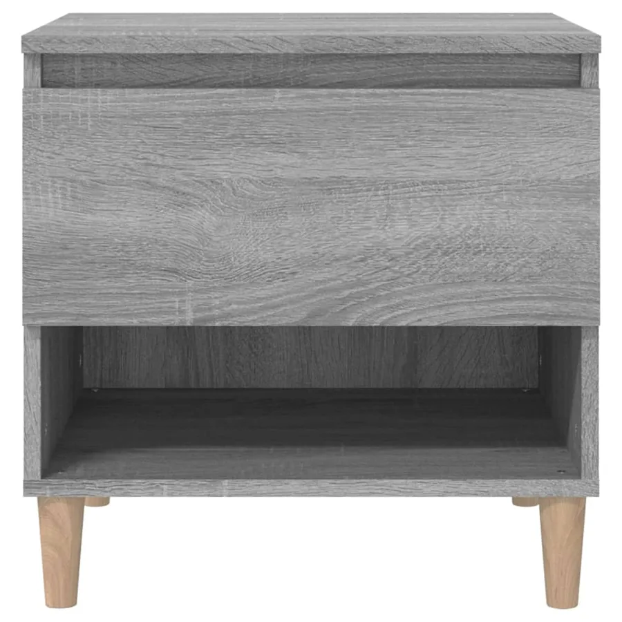Tables de chevet 2 pcs Sonoma gris 50x46x50cm Bois d’ingénierie - 5