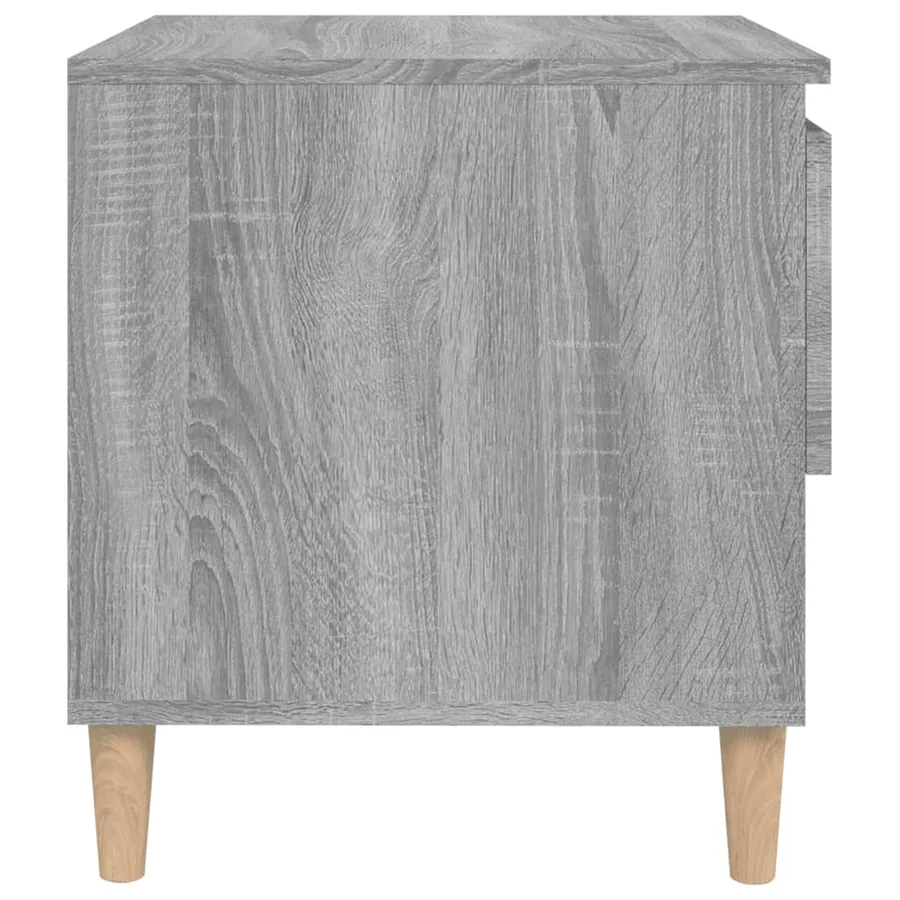 Tables de chevet 2 pcs Sonoma gris 50x46x50cm Bois d’ingénierie - 6