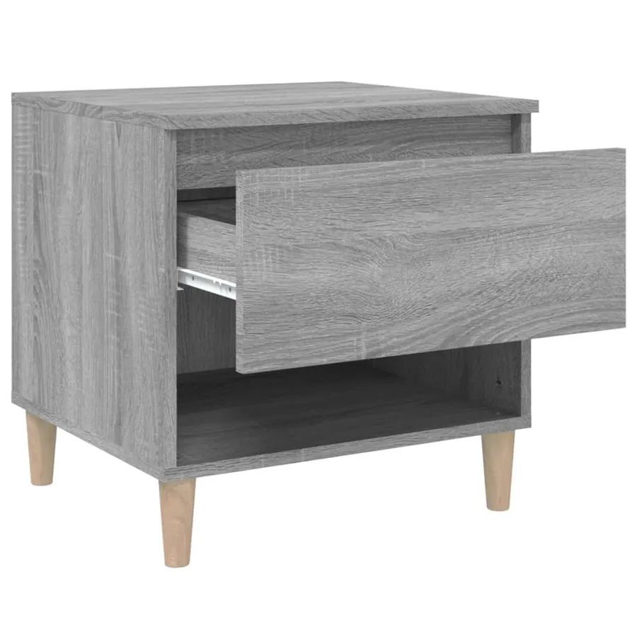 Tables de chevet 2 pcs Sonoma gris 50x46x50cm Bois d’ingénierie - 7