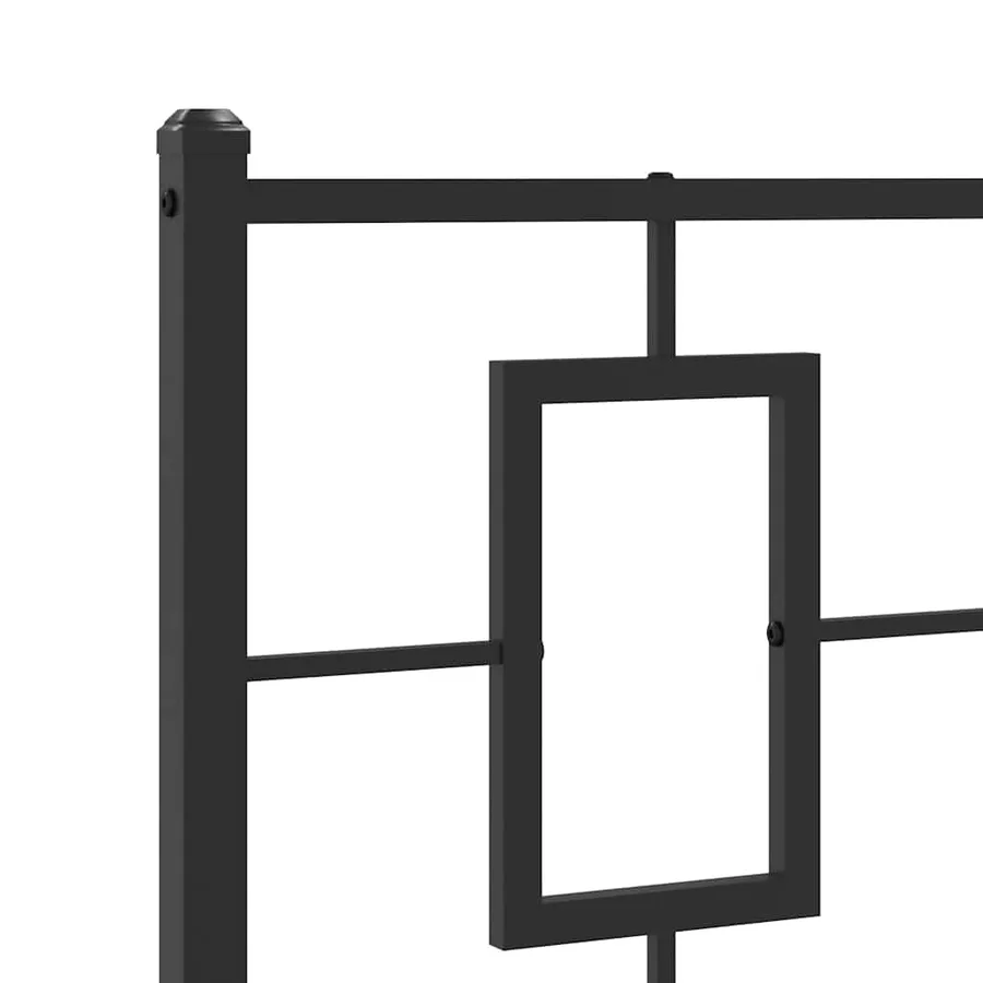 Tête de lit de remplacement métal noir 75 cm - 6