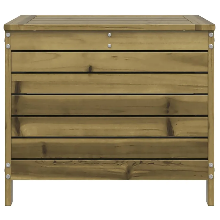 Repose-pied de jardin 62x63,5x53,5 cm bois de pin imprégné - 4
