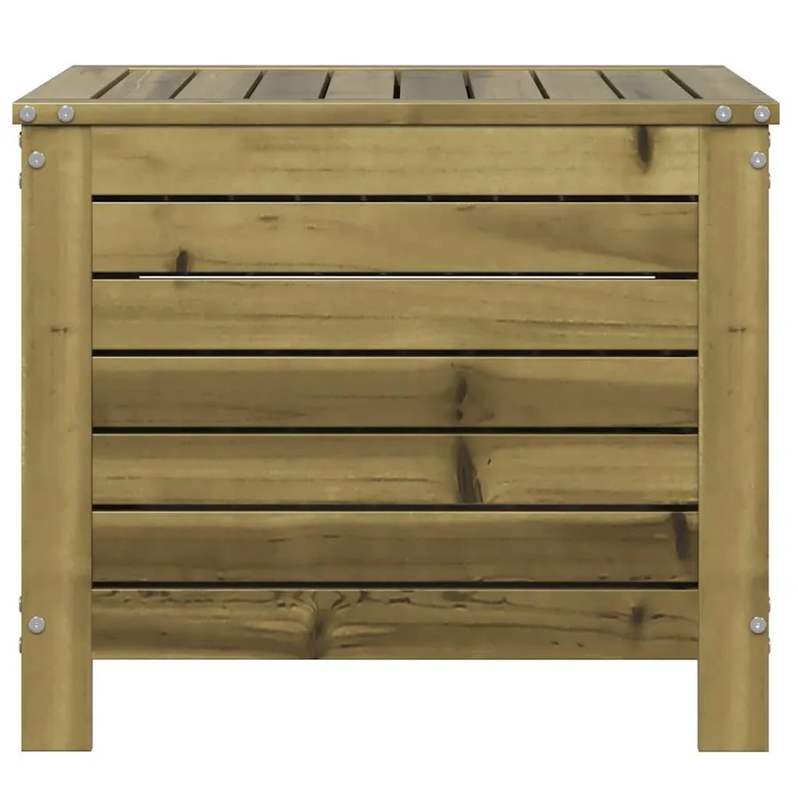 Repose-pied de jardin 62x63,5x53,5 cm bois de pin imprégné - 5