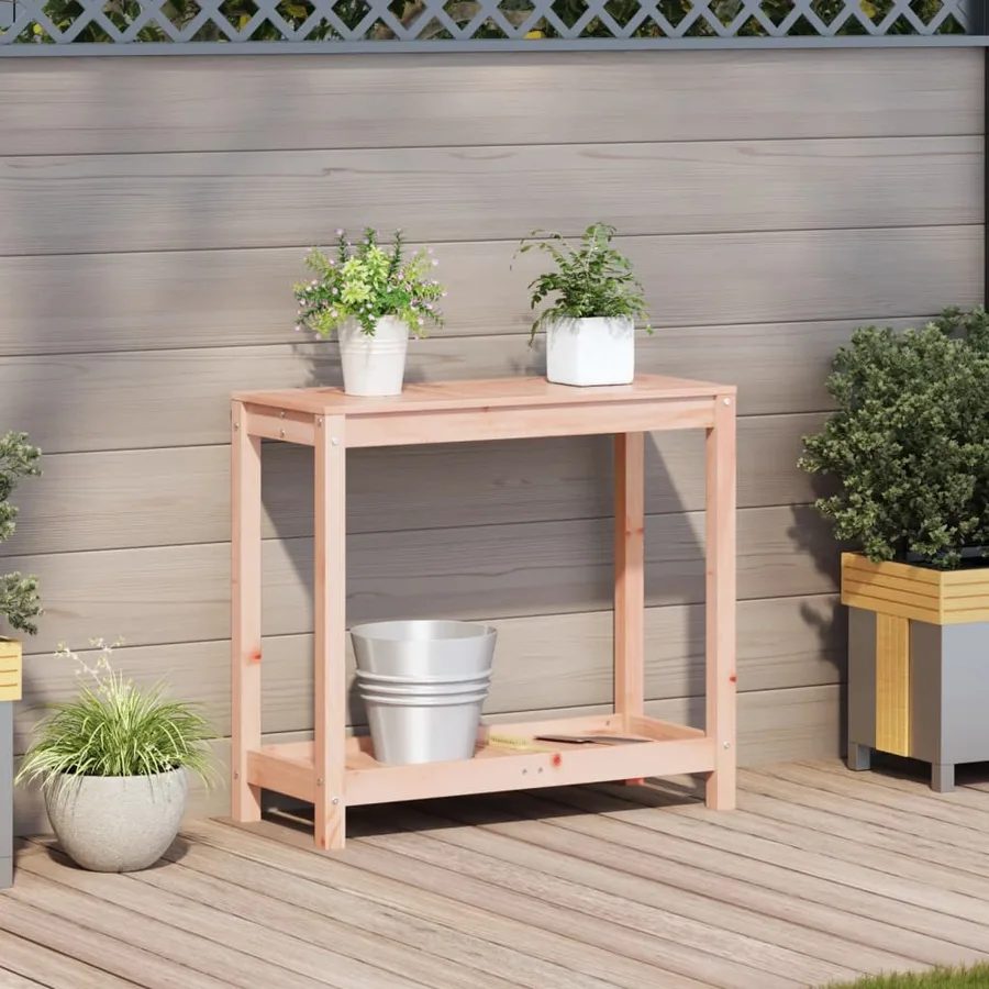 Table de rempotage et étagère 82,5x35x75cm bois massif douglas - 3