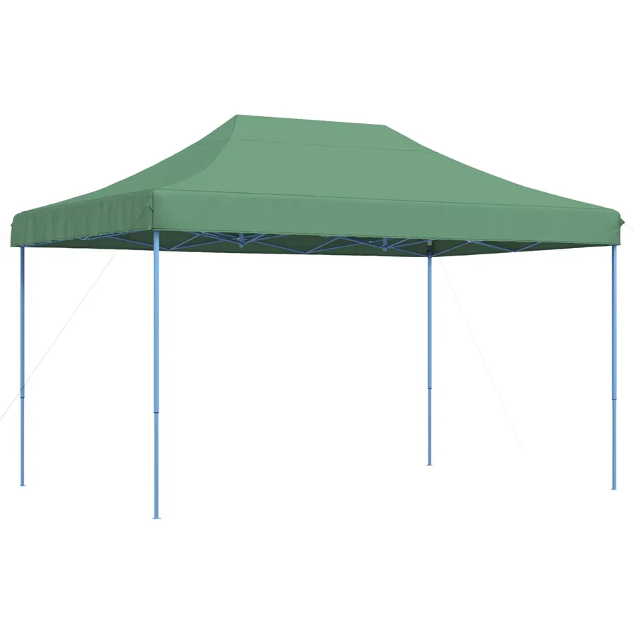 Tente de réception pliable escamotable vert 440x292x315 cm - 2