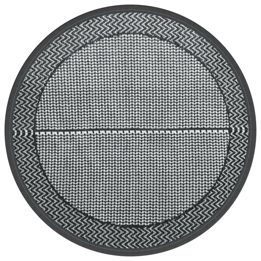 Tapis d'extérieur ARAKIL gris Ø120 cm PP - 2