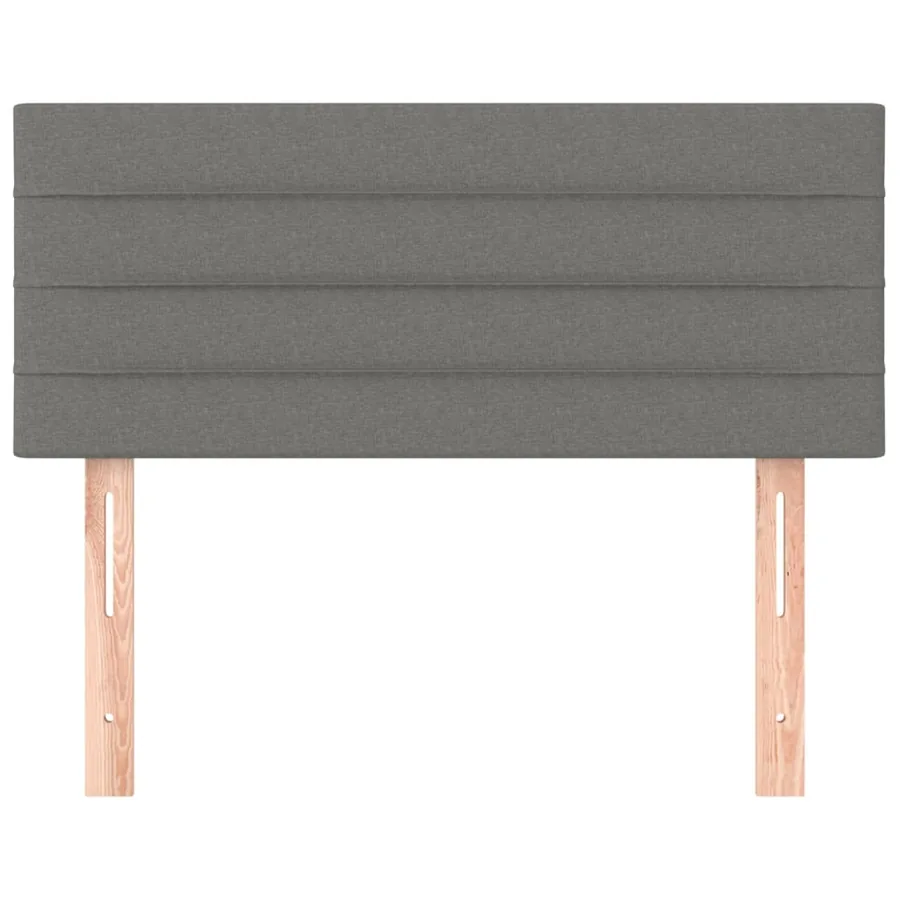 Tête de lit Gris foncé 80x5x78/88 cm Tissu - 3