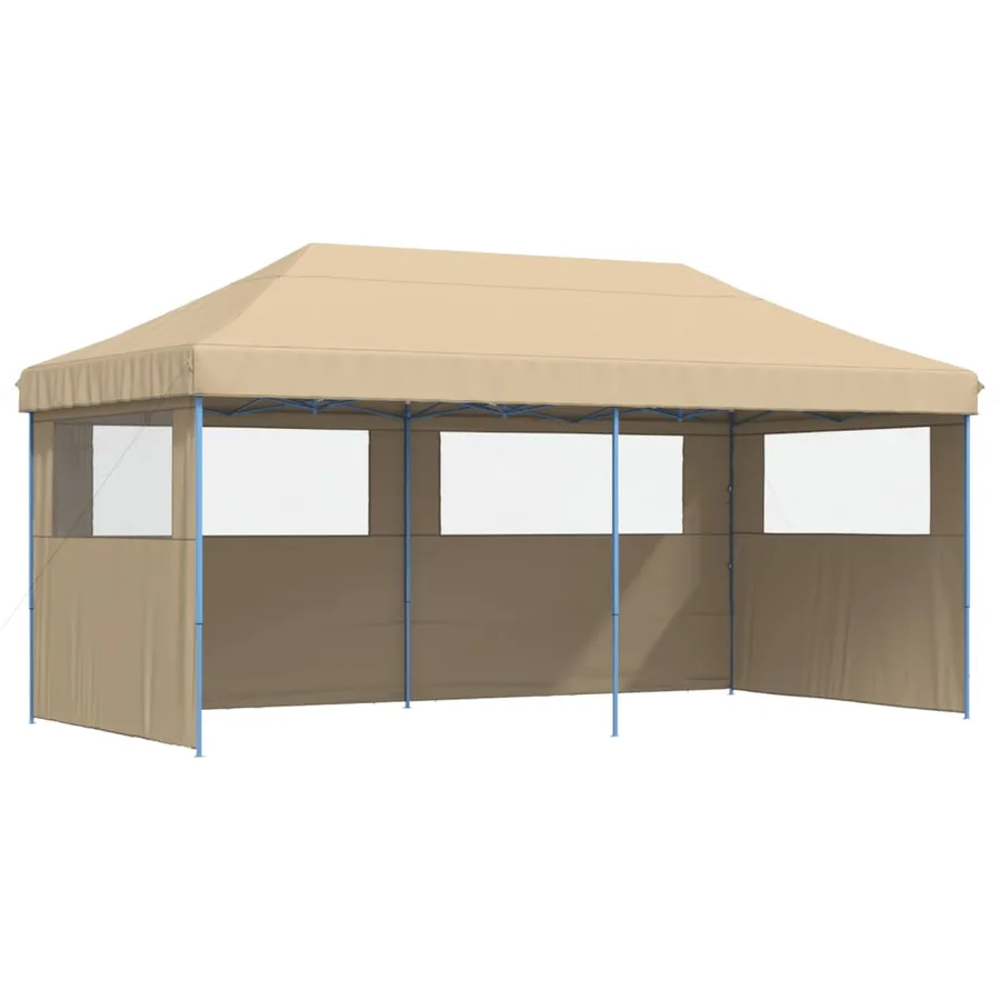 Tente de réception pliable escamotable avec 3 parois latérales - 2