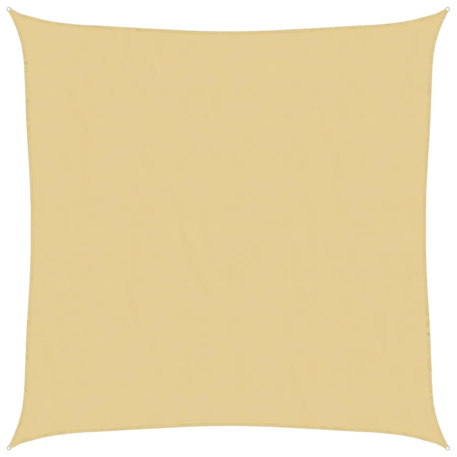 Voile d'ombrage sable 6x6 m 100 % polyester oxford - 2