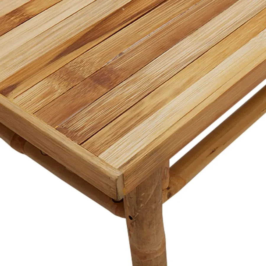 Table basse 70x40x35 cm bambou - 7