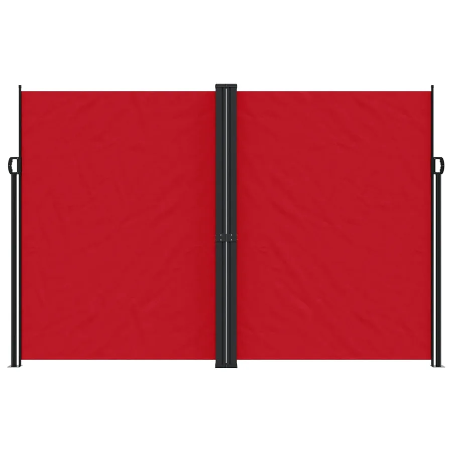 Auvent latéral rétractable rouge 220x1000 cm - 3