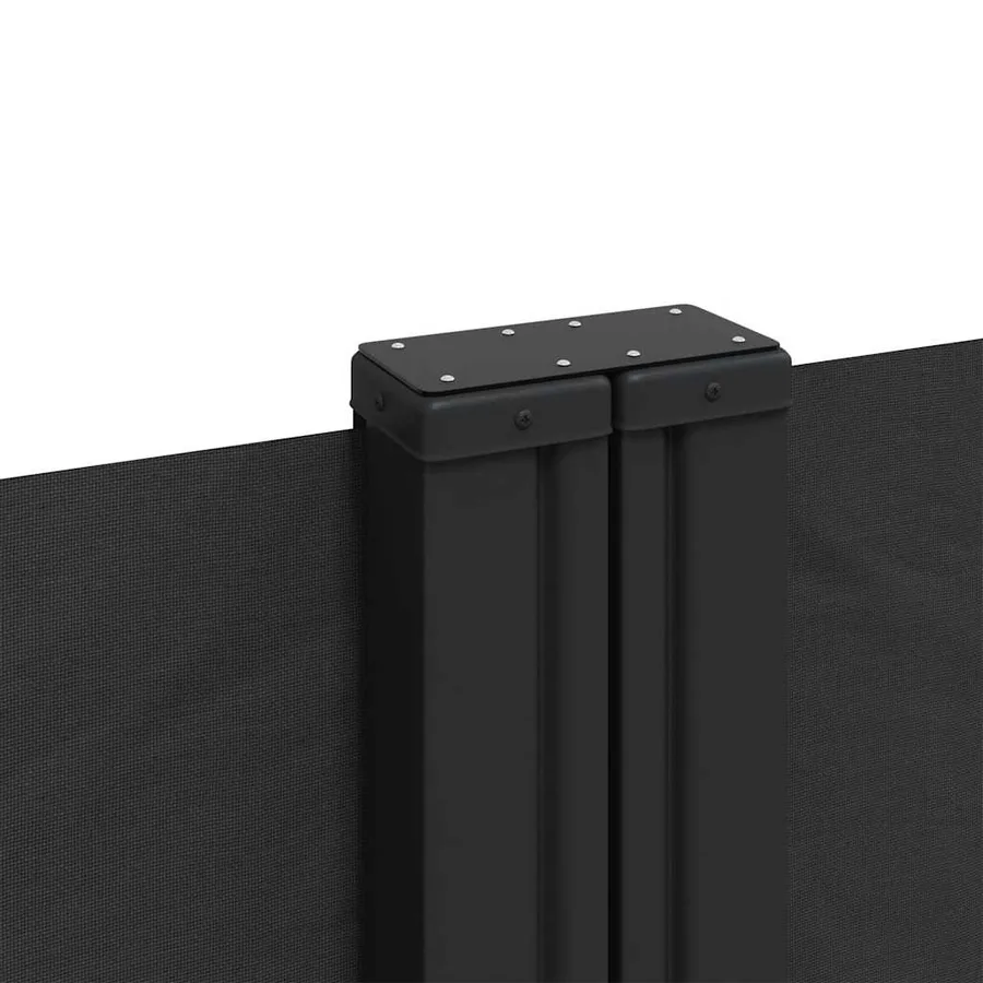 Auvent latéral rétractable noir 140x1200 cm - 7