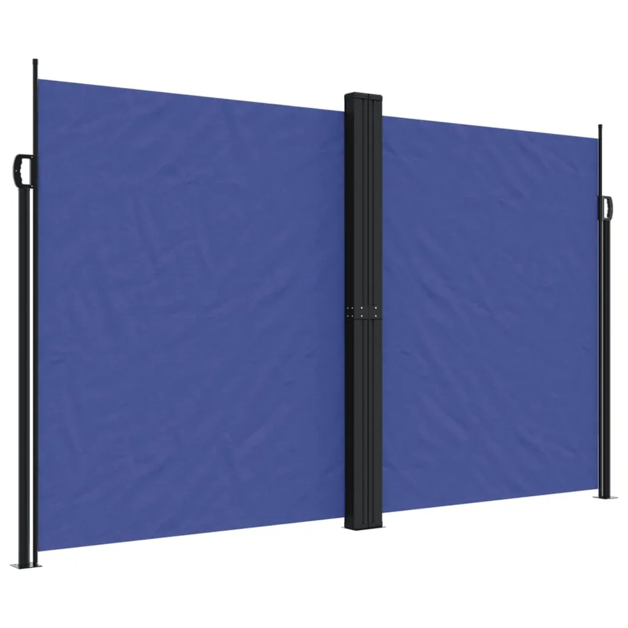 Auvent latéral rétractable bleu 200x1000 cm - 2