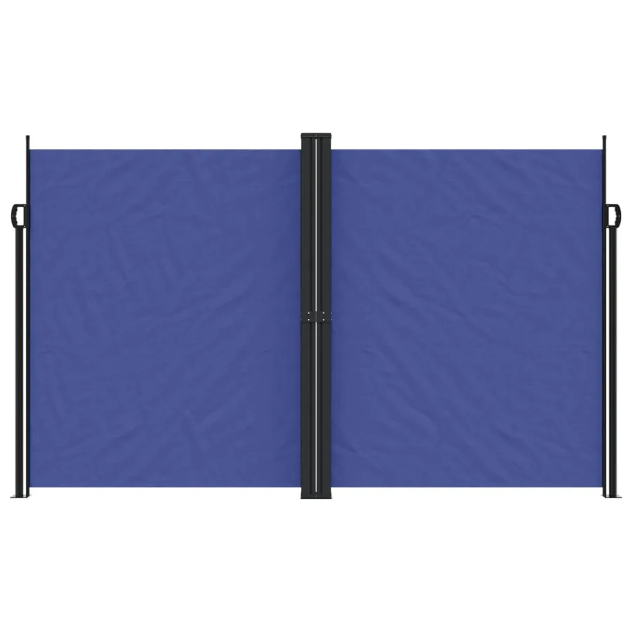Auvent latéral rétractable bleu 200x1000 cm - 3