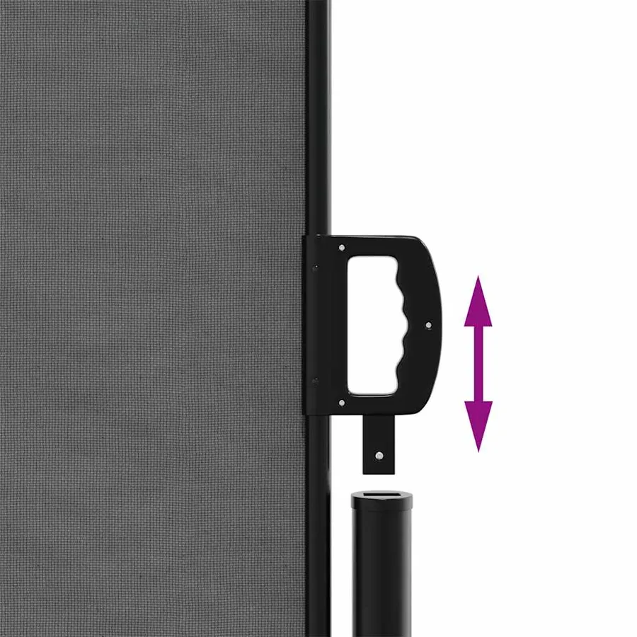 Auvent latéral rétractable anthracite 200x1000 cm - 6