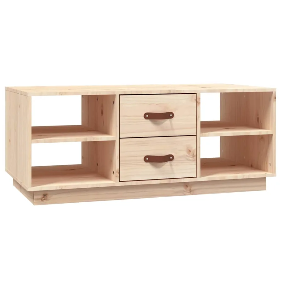 Table basse 100x50x41 cm Bois massif de pin - 2