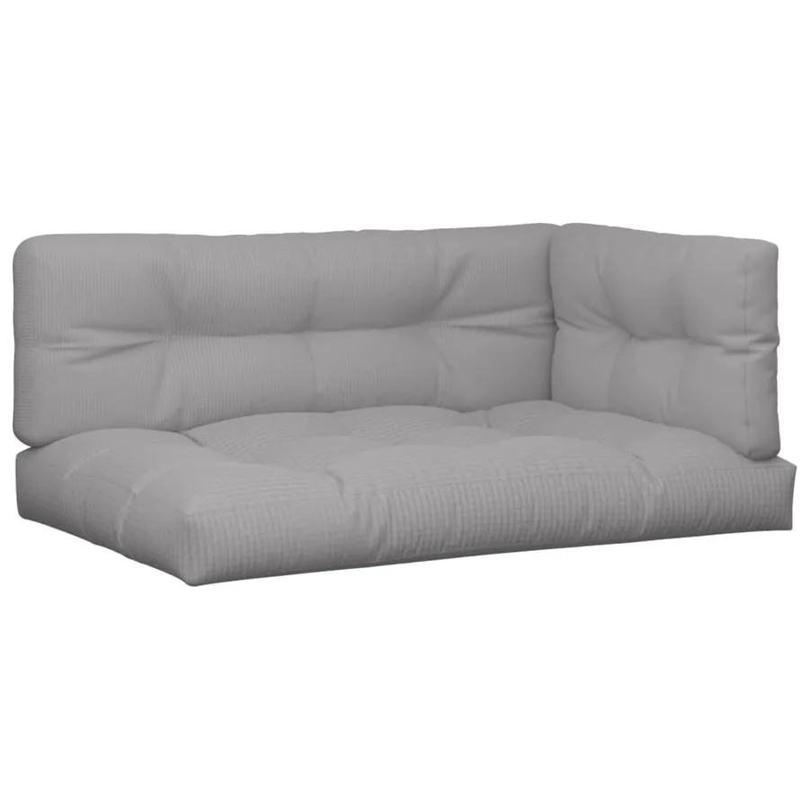 Coussins de palette lot de 7 gris tissu - 2