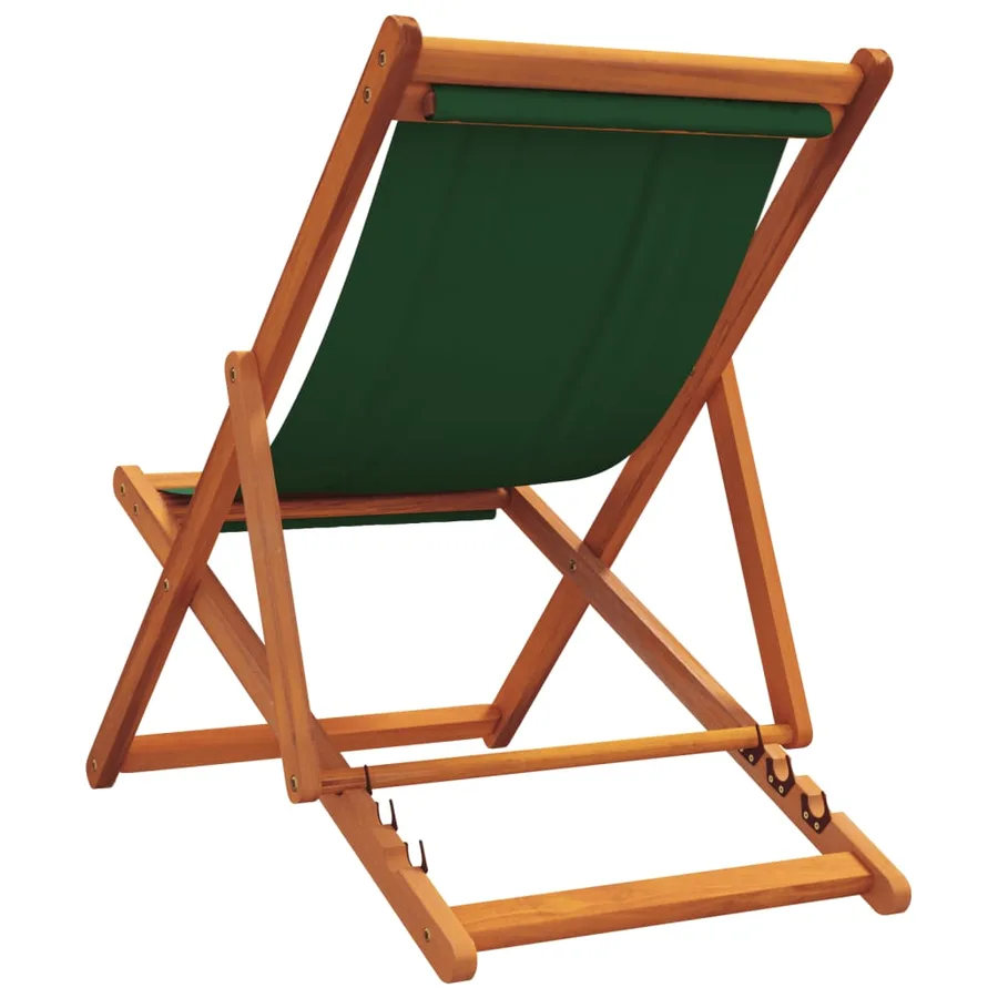 Chaises de plage pliables lot de 2 gris tissu - 15