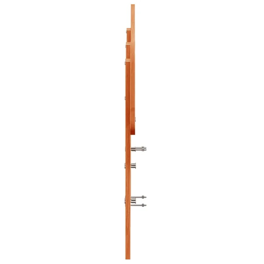 Tête de lit cire marron 135 cm bois massif de pin - 5