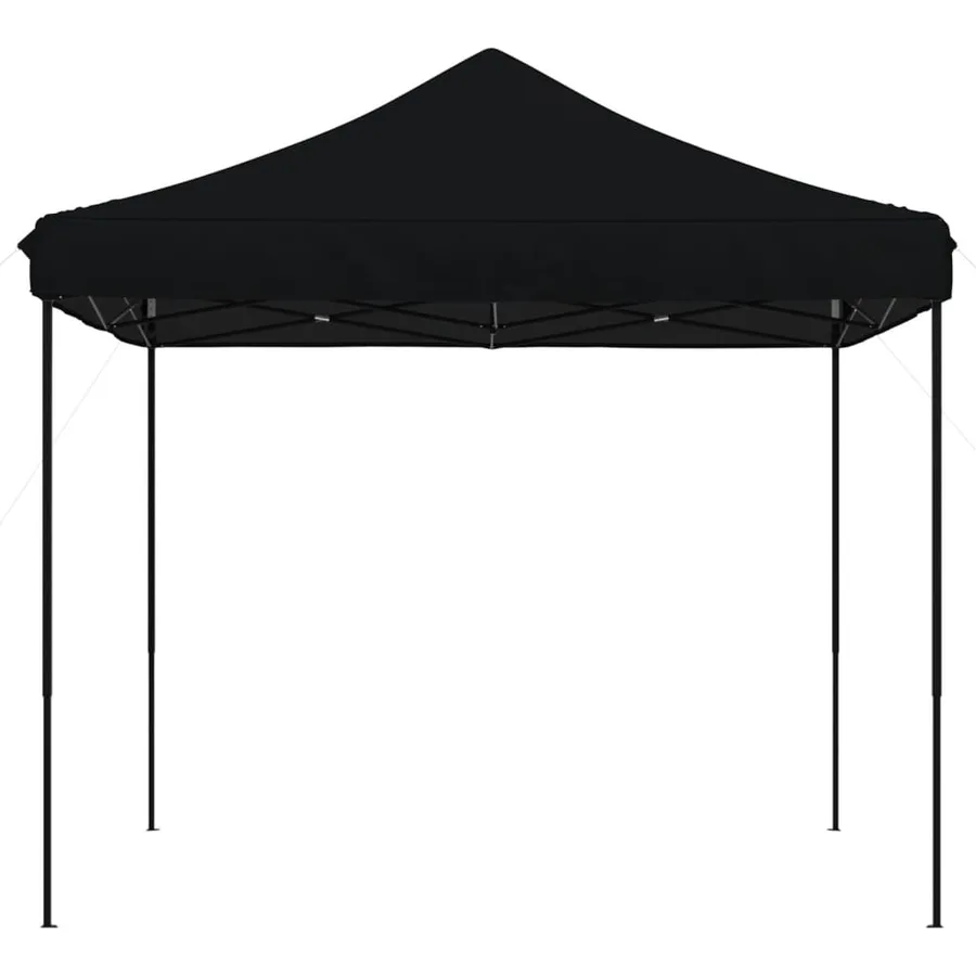 Tente de réception pliable escamotable noir 292x292x315 cm - 3