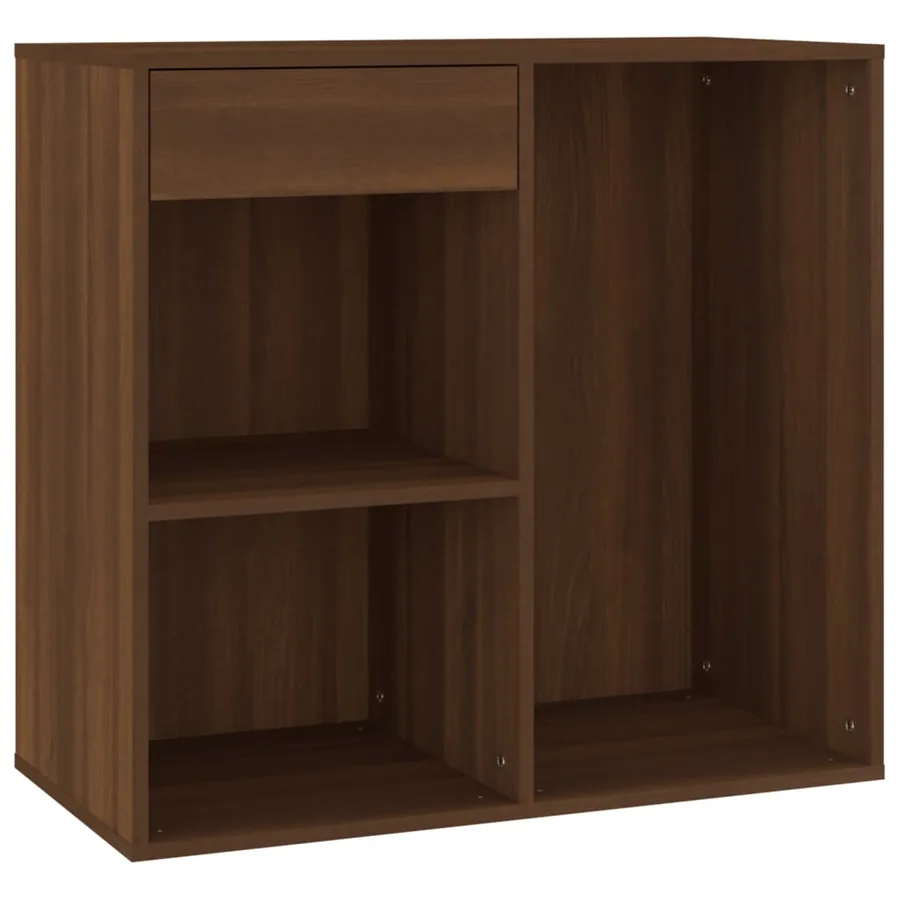 Armoire cosmétique Chêne marron 80x40x75 cm Bois d'ingénierie - 2