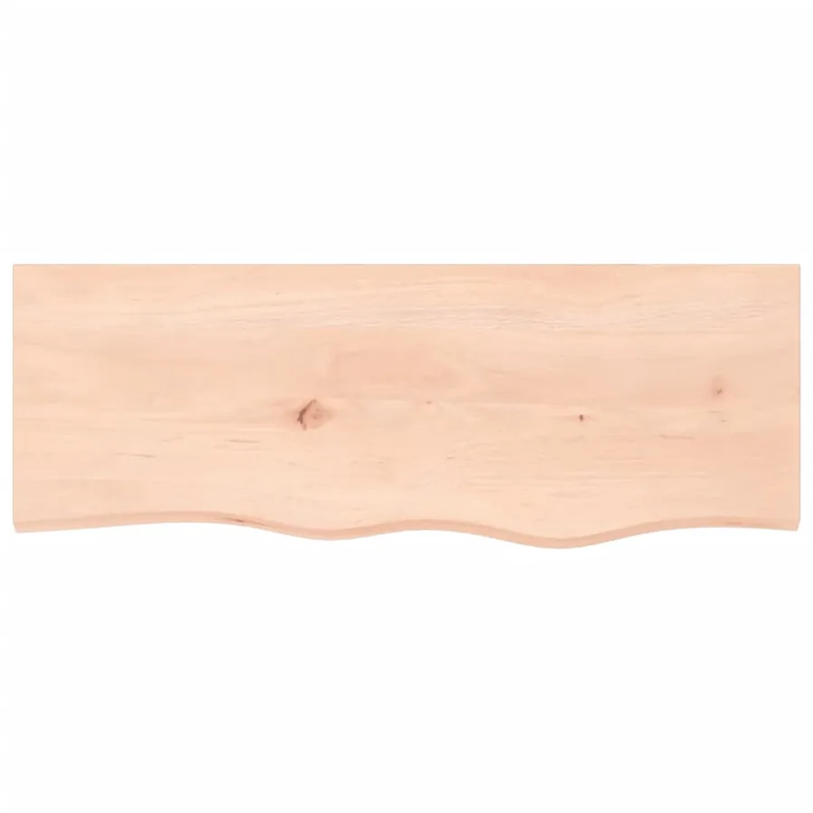 Étagère murale 80x30x2 cm bois de chêne massif non traité - 4