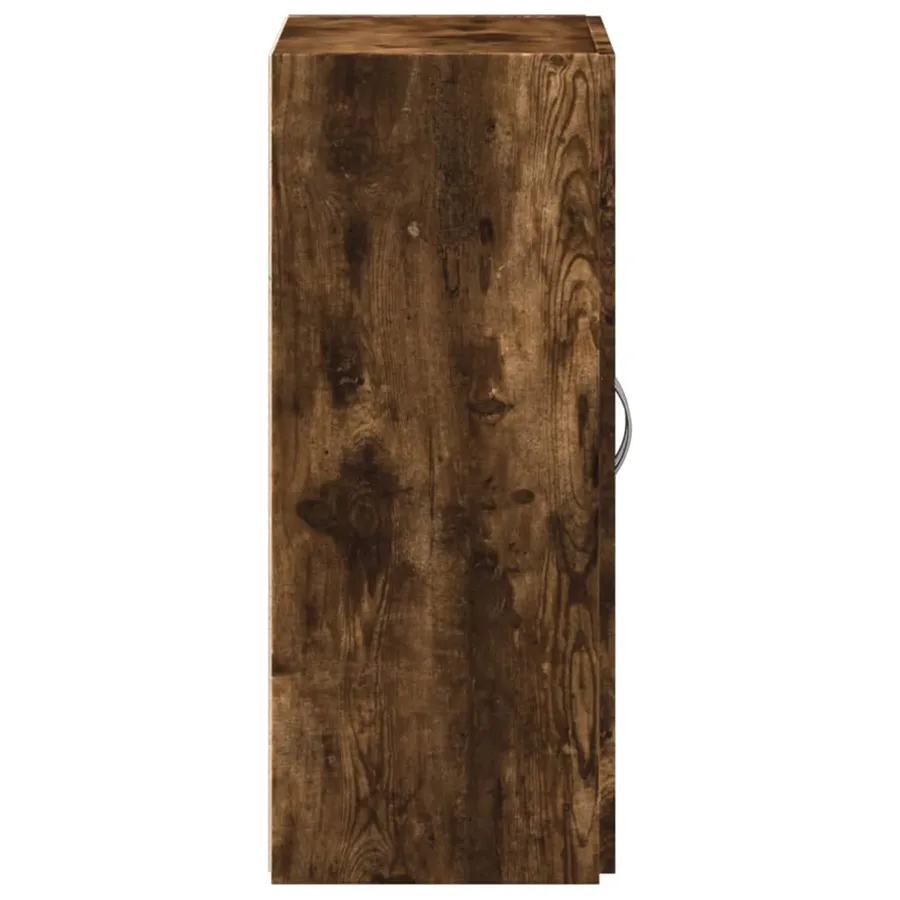 Armoire de classement chêne fumé bois d'ingénierie - 5