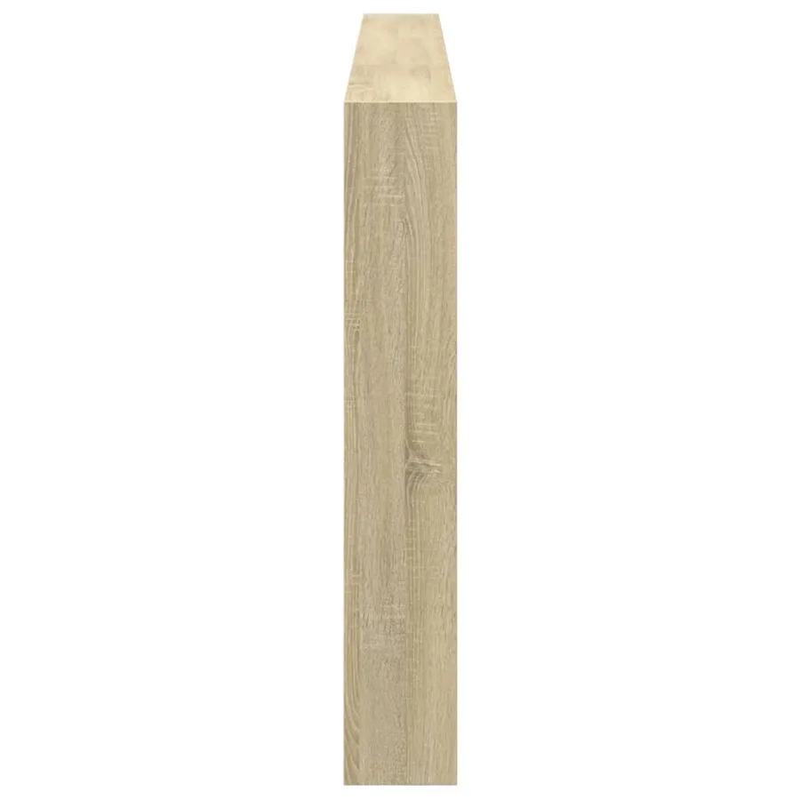 Armoire tête de lit avec LED chêne sonoma 220x17x102 cm - 7