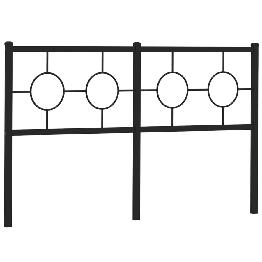Tête de lit de remplacement métal noir 150 cm - 2