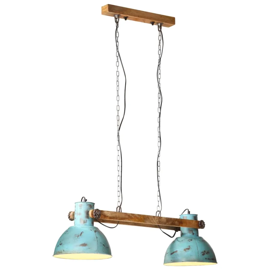 Lampe suspendue 25 W bleu délavé 85x28x109 cm E27