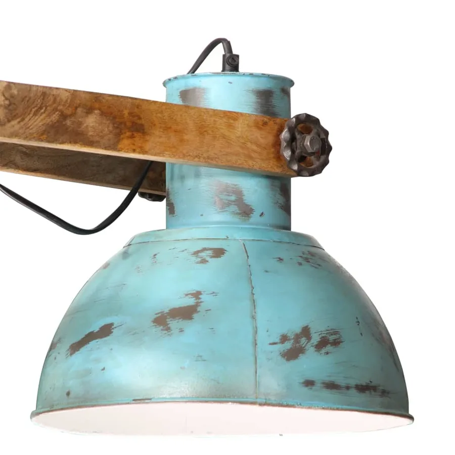 Lampe suspendue 25 W bleu délavé 85x28x109 cm E27 - 4