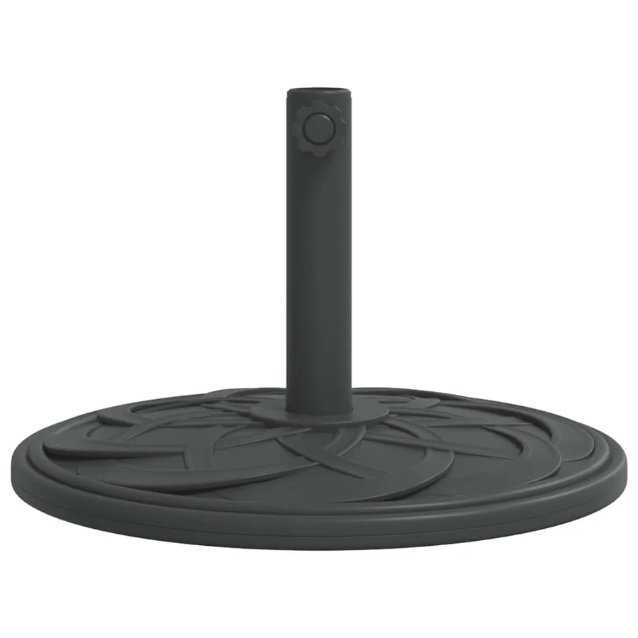 Base de parasol pour mâts Ø38 / 48 mm 12 kg rond - 4