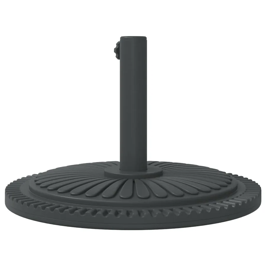 Base de parasol pour mâts Ø38 / 48 mm 12 kg rond - 6