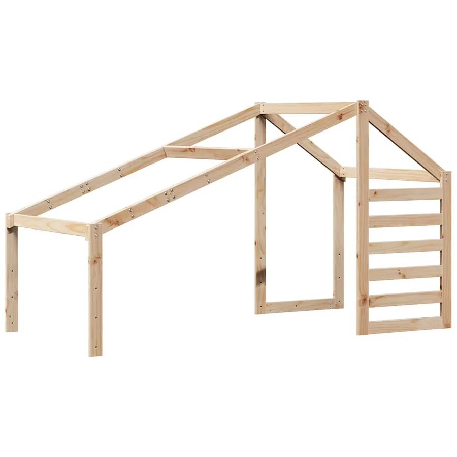 Toit de lit pour enfants 188x97x113 cm bois de pin massif - 2