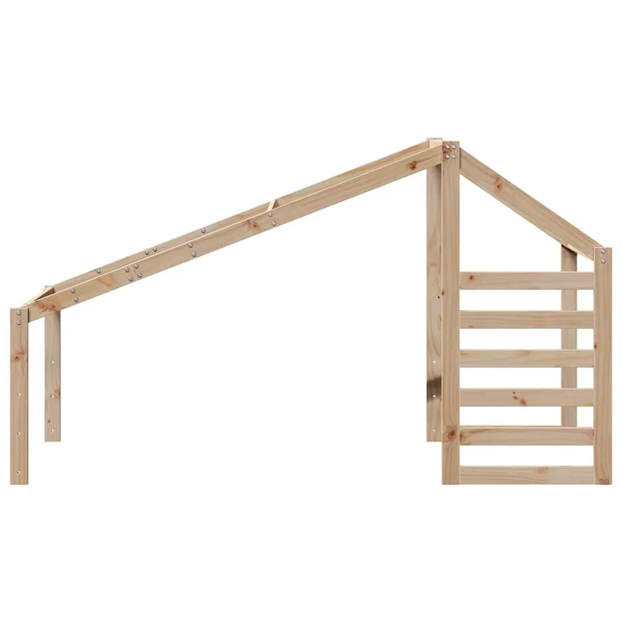 Toit de lit pour enfants 188x97x113 cm bois de pin massif - 4