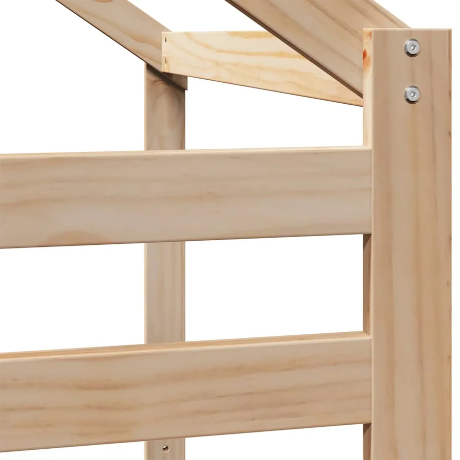 Toit de lit pour enfants 188x97x113 cm bois de pin massif - 7