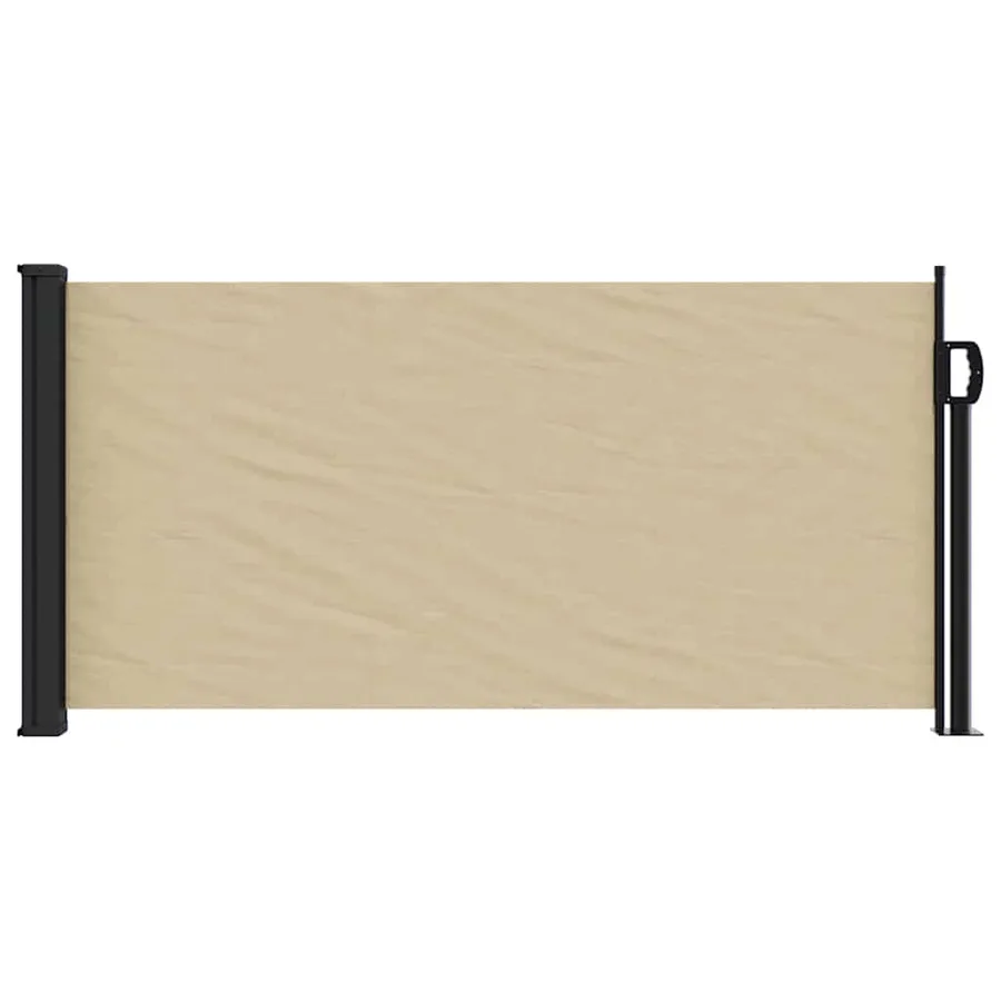 Auvent latéral rétractable beige 100x300 cm - 3