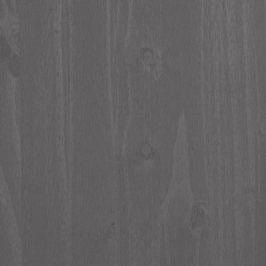 Meuble TV HAMAR Gris clair 106x40x40 cm Bois massif de pin - 9