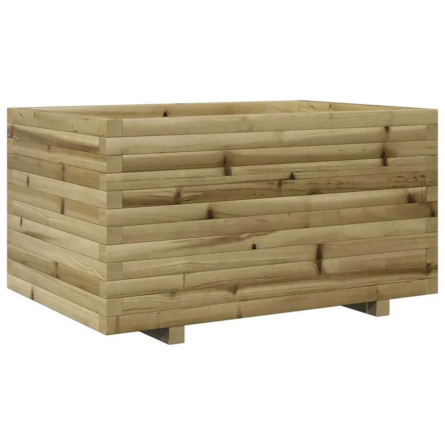 Jardinière 90x60x49,5 cm bois de pin imprégné - 2