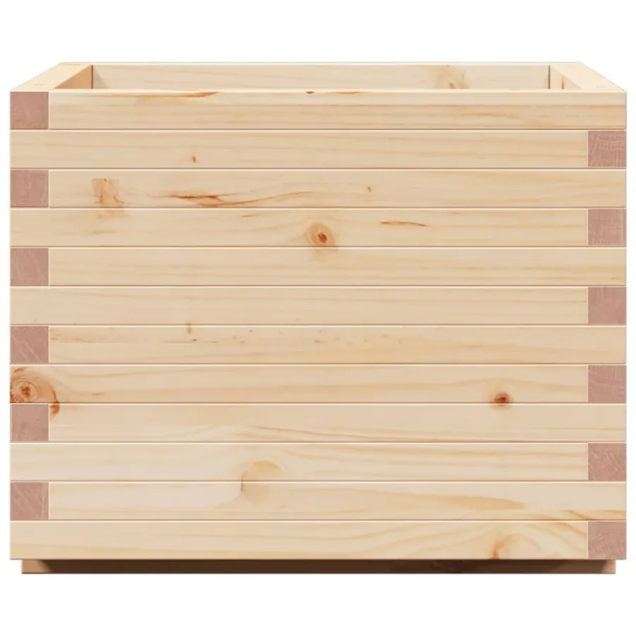Jardinière 60x60x49,5 cm bois de pin massif - 6