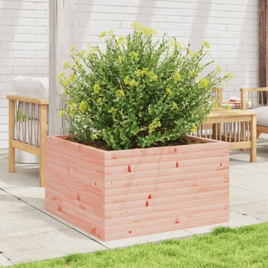 Jardinière 80x80x45,5 cm bois massif de douglas - 3