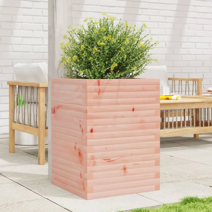 Jardinière 50x50x68,5 cm bois massif de douglas - 3