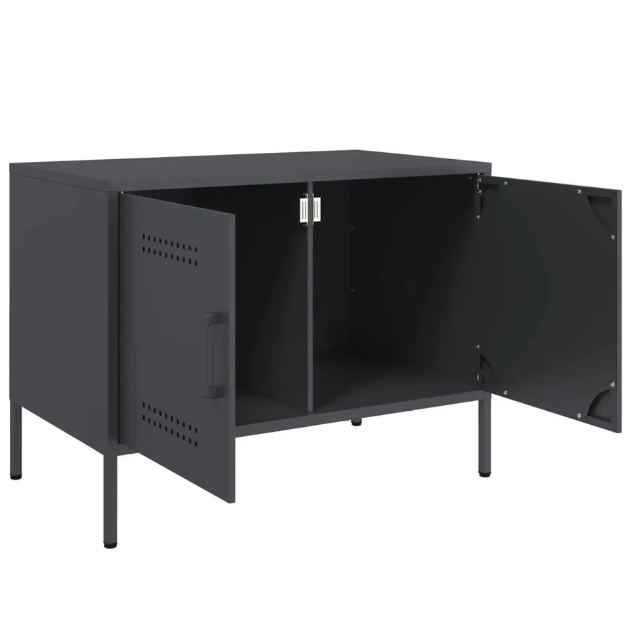 Meubles TV 2 pcs anthracite 68x39x50,5 cm acier - 10
