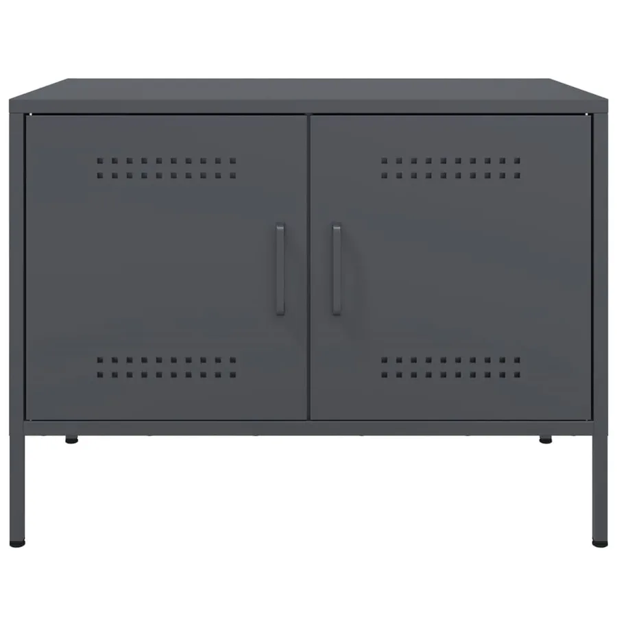 Meubles TV 2 pcs anthracite 68x39x50,5 cm acier - 7