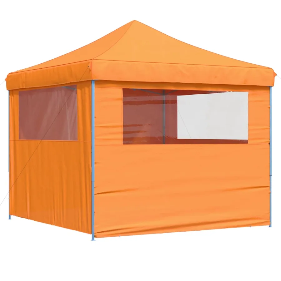Tente de réception pliable escamotable avec 4 parois latérales - 4