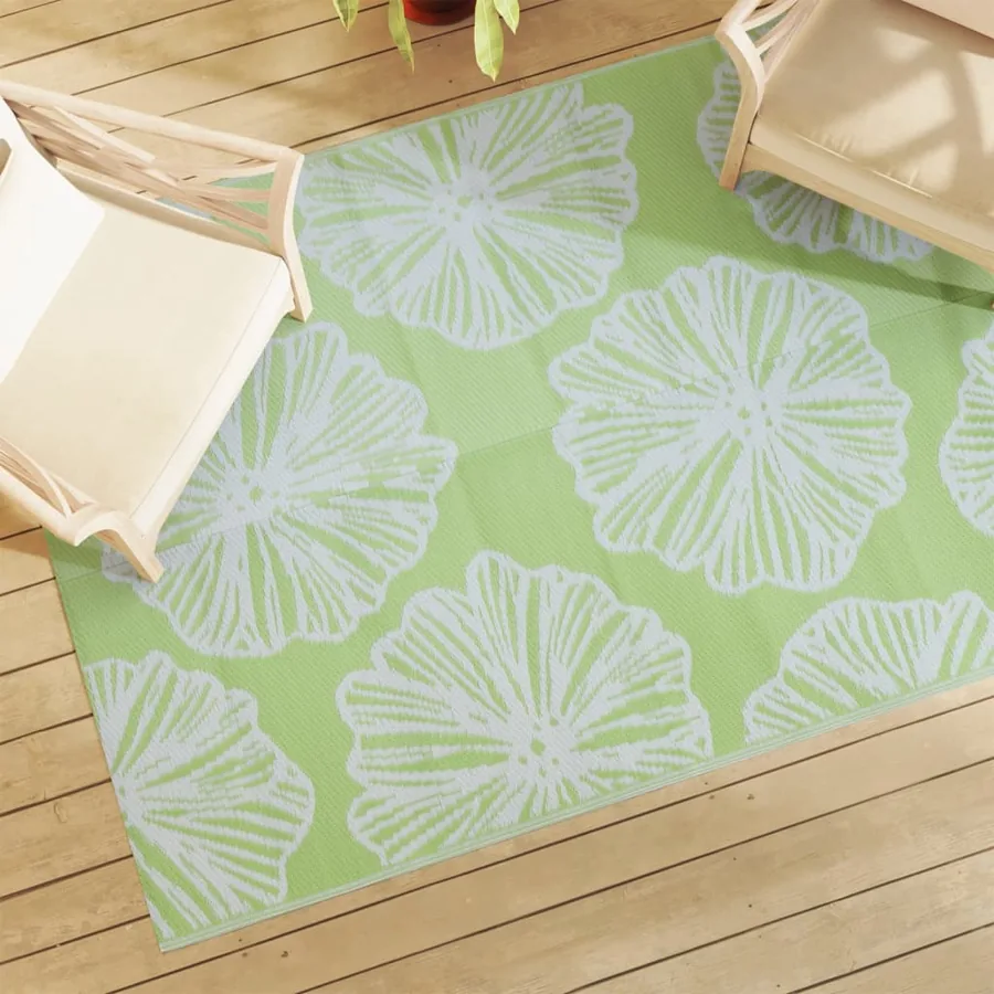 Tapis d'extérieur ARAKIL vert 140 x 200 cm PP