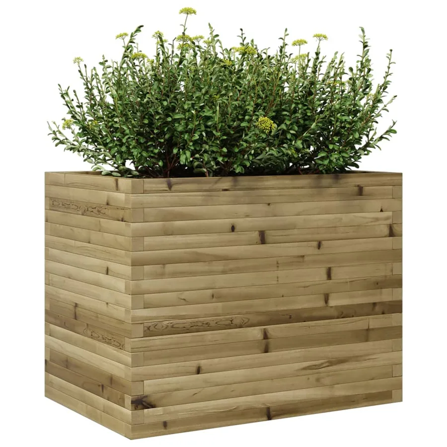 Jardinière 90x60x68,5 cm bois de pin imprégné - 4