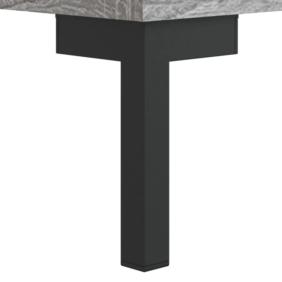 Buffet sonoma gris 69,5x34x90 cm bois d'ingénierie - 10